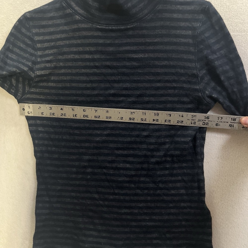 Rag & Bone Jean Keaton Striped Turtleneck Sweater Women's Size Medium Pullover - Picture 4 of 7